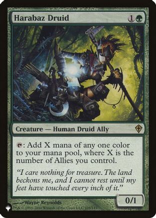Harabaz Druid (WWK-105) - The List