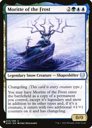 Moritte of the Frost (223) - The List