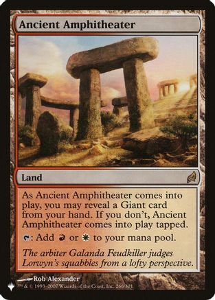 Ancient Amphitheater (LRW-266) - The List