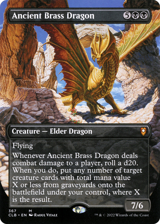 Ancient Brass Dragon (367) - Commander Legends: Battle for Baldur's Gate
