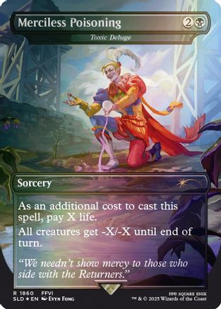 Merciless Poisoning – Toxic Deluge (1860) Foil - Secret Lair Drop Series
