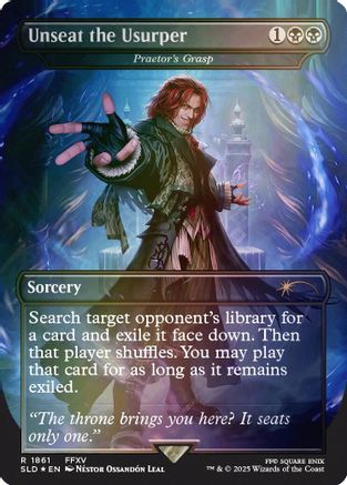 Unseat the Usurper – Praetor's Grasp (1861) Foil - Secret Lair Drop Series