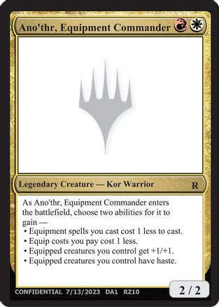 Ano'thr, Equipment Commander - Un-Known Event Playtest Cards