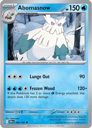 Abomasnow (60) Reverse Holofoil - SV10 Destined Rivals