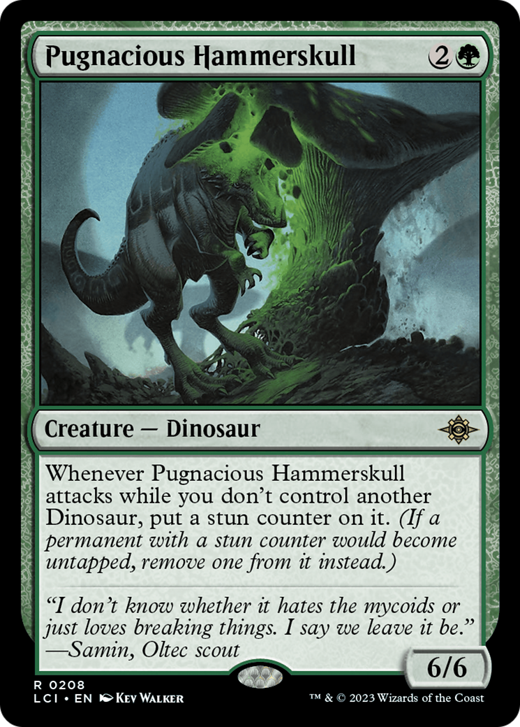 Pugnacious Hammerskull (208) Foil - The Lost Caverns of Ixalan