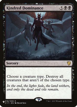 Kindred Dominance (018) - The List Reprints