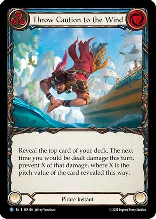 Throw Caution to the Wind (SEA150) Rainbow Foil - High Seas
