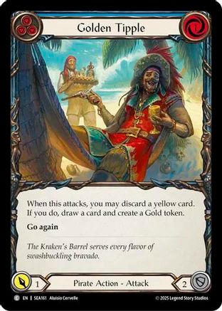 Golden Tipple (Blue) (SEA161) Rainbow Foil - High Seas