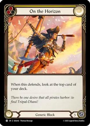 On the Horizon (Yellow) (SEA242) - High Seas