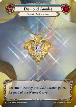 Diamond Amulet (Treasure) (SEA190) Cold Foil - High Seas
