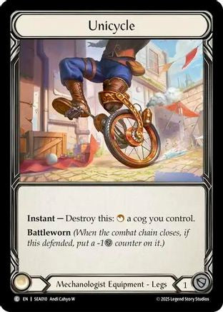 Unicycle (Treasure) (SEA010) Cold Foil - High Seas