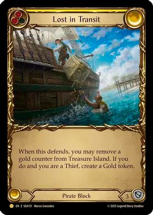 Lost in Transit (Treasure) (SEA151) Cold Foil - High Seas