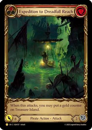 Expedition to Dreadfall Reach (Treasure) (SEA157) Cold Foil - High Seas