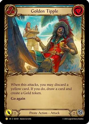 Golden Tipple (Blue) (Treasure) (SEA161) Cold Foil - High Seas