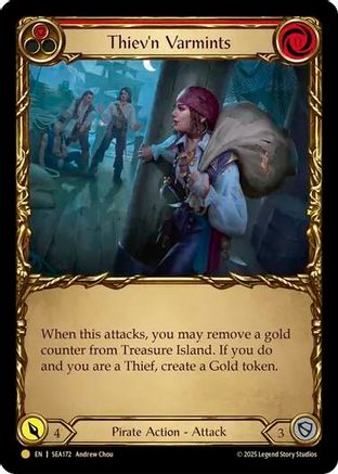 Thiev'n Varmints (Treasure) (SEA172) Cold Foil - High Seas