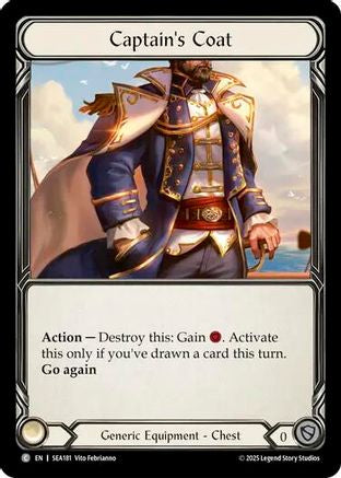 Captain's Coat (Treasure) (SEA181) Cold Foil - High Seas