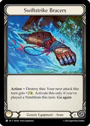Swiftstrike Bracers (Treasure) (SEA183) Cold Foil - High Seas