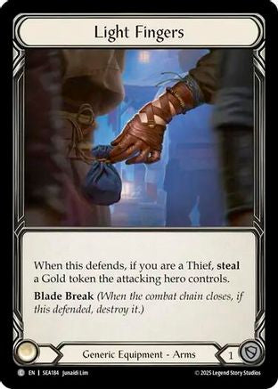 Light Fingers (Treasure) (SEA184) Cold Foil - High Seas
