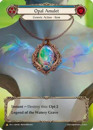 Opal Amulet (Treasure) (SEA192) Cold Foil - High Seas