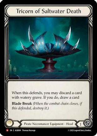 Tricorn of Saltwater Death (AGB004) Rainbow Foil - Armory Deck: Gravy Bones