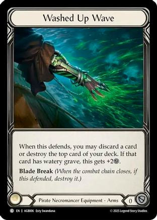 Washed Up Wave (AGB006) Rainbow Foil - Armory Deck: Gravy Bones