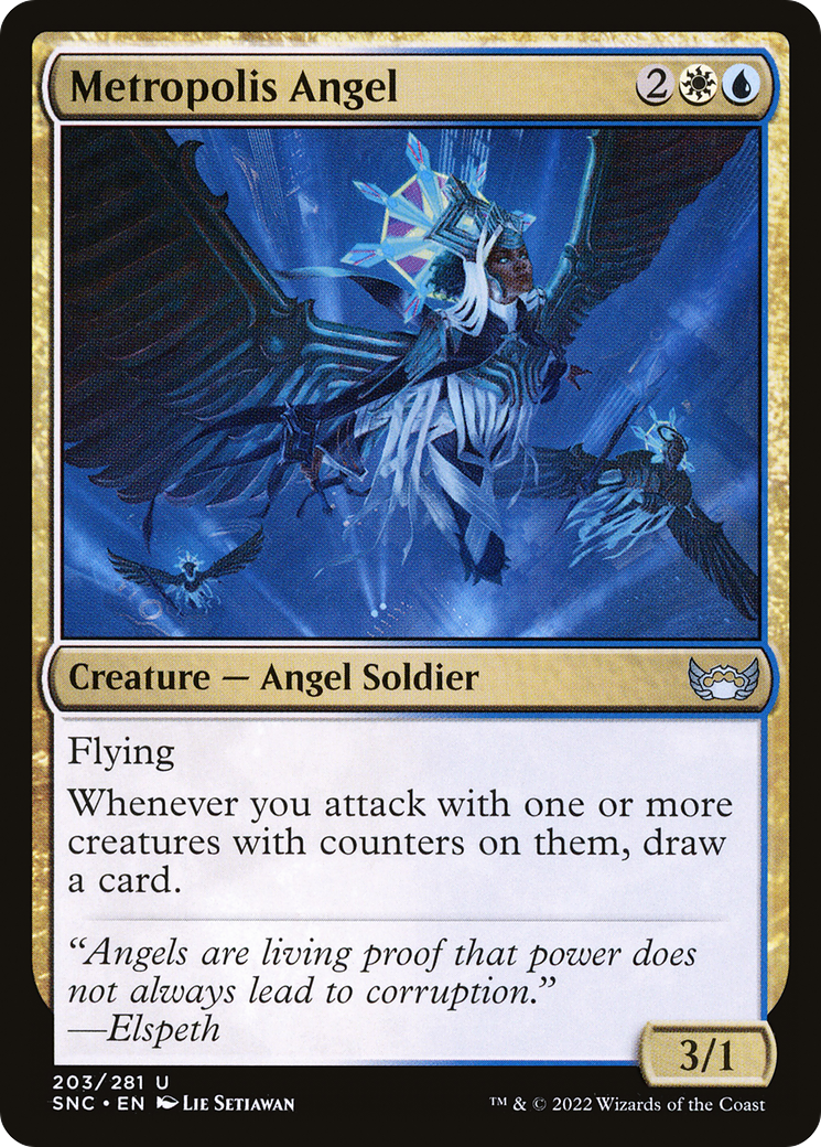 Metropolis Angel (203) Foil - Streets of New Capenna
