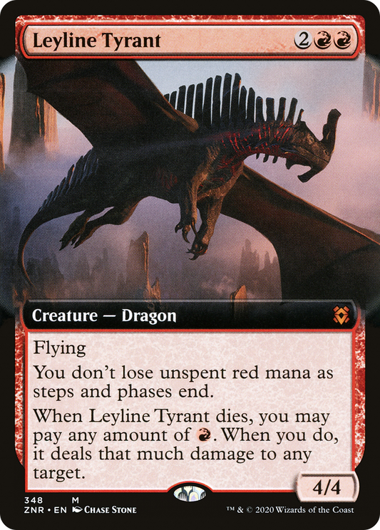 Leyline Tyrant (Extended Art) (348) Foil - Zendikar Rising