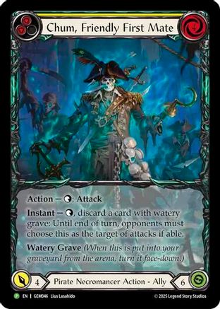 Chum, Friendly First Mate (GEM046) Rainbow Foil - GEM Pack 2