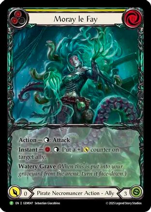 Moray le Fay (GEM047) Rainbow Foil - GEM Pack 2