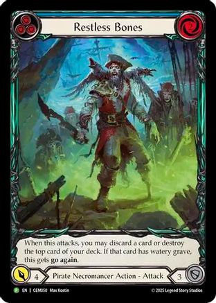 Restless Bones (Blue) (GEM050) - GEM Pack 2