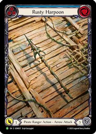 Rusty Harpoon (GEM057) Rainbow Foil - GEM Pack 2