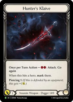 Hunter's Klaive (GEM068) - GEM Pack 2
