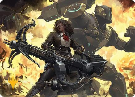 Machinist's Arsenal Art Card (Gold-Stamped Planeswalker Symbol) (02) - Art Series: FINAL FANTASY