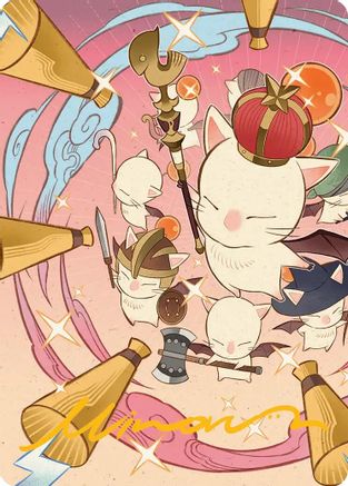 Summon: Good King Mog XII Art Card (Gold-Stamped Signature) (41) - Art Series: FINAL FANTASY