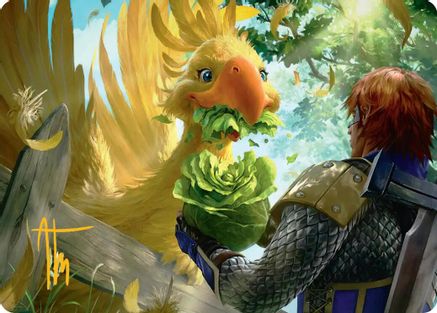 Gysahl Greens Art Card (Gold-Stamped Signature) (10) - Art Series: FINAL FANTASY