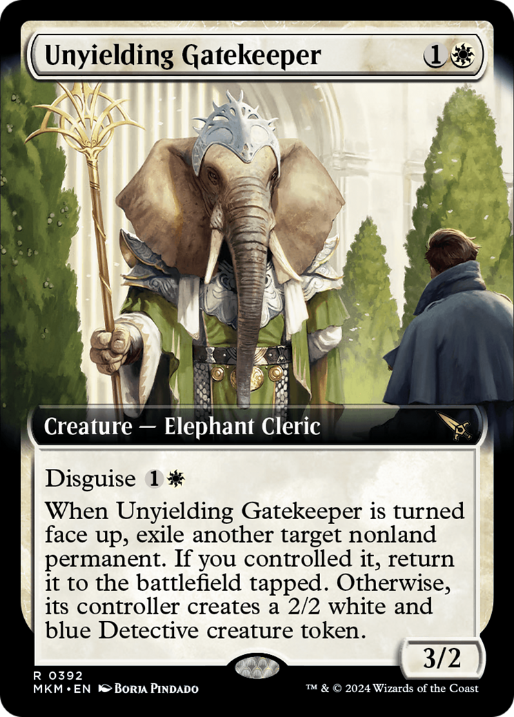 Unyielding Gatekeeper (Extended Art) [Murders at Karlov Manor] | Silver Goblin