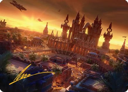 Rabanastre, Royal City Art Card (Gold-Stamped Signature) (18) - Art Series: FINAL FANTASY