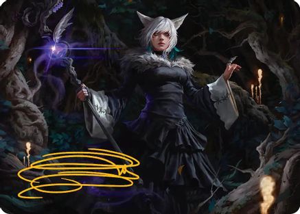 Y'shtola, Night's Blessed Art Card (Gold-Stamped Signature) (21) - Art Series: FINAL FANTASY