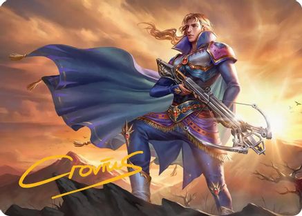 Edgar, Master Machinist Art Card (Gold-Stamped Signature) (27) - Art Series: FINAL FANTASY