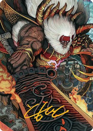 Braska's Final Aeon Art Card (Gold-Stamped Signature) (39) - Art Series: FINAL FANTASY