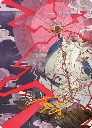 Summon: Esper Ramuh Art Card (Gold-Stamped Signature) (40) - Art Series: FINAL FANTASY