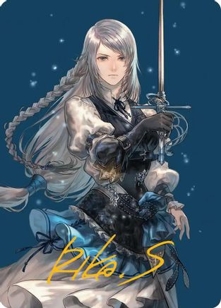 Jill, Shiva's Dominant Art Card (Gold-Stamped Signature) (43) - Art Series: FINAL FANTASY