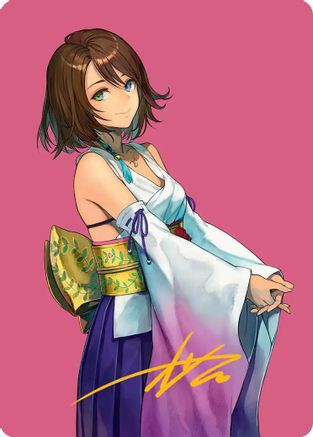Yuna, Hope of Spira Art Card (Gold-Stamped Signature) (48) - Art Series: FINAL FANTASY