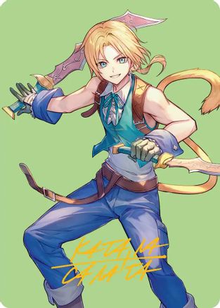 Zidane, Tantalus Thief Art Card (Gold-Stamped Signature) (49) - Art Series: FINAL FANTASY