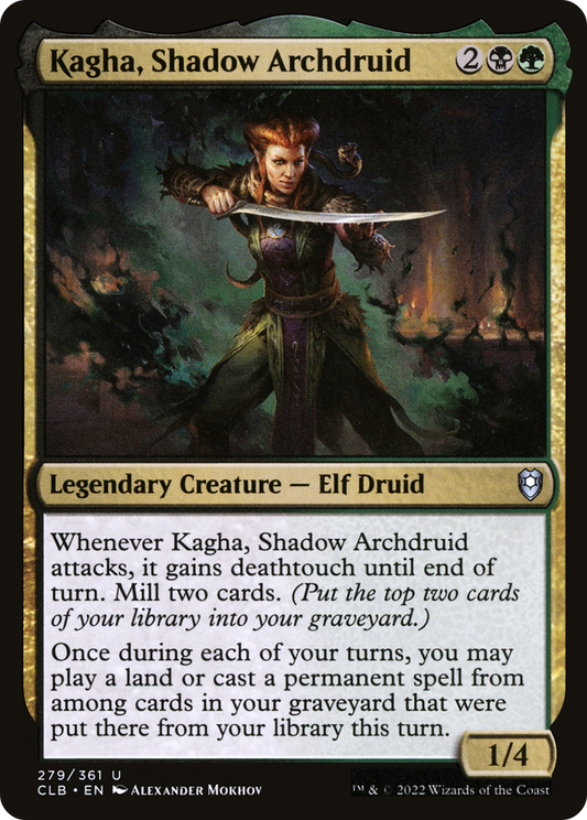 Kagha, Shadow Archdruid (279) - Commander Legends: Battle for Baldur's Gate
