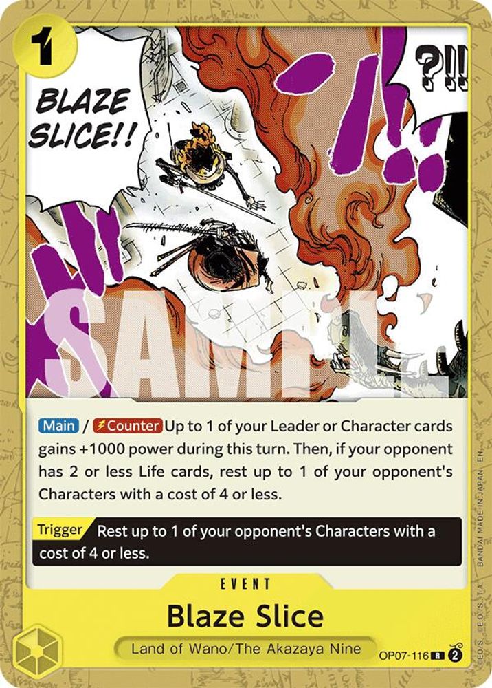 Blaze Slice (Reprint) (OP07-116)