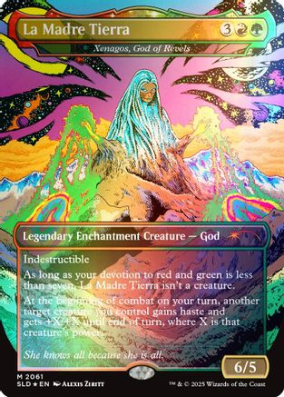 La Madre Tierra – Xenagos, God of Revels (2061) Foil - Secret Lair Drop Series
