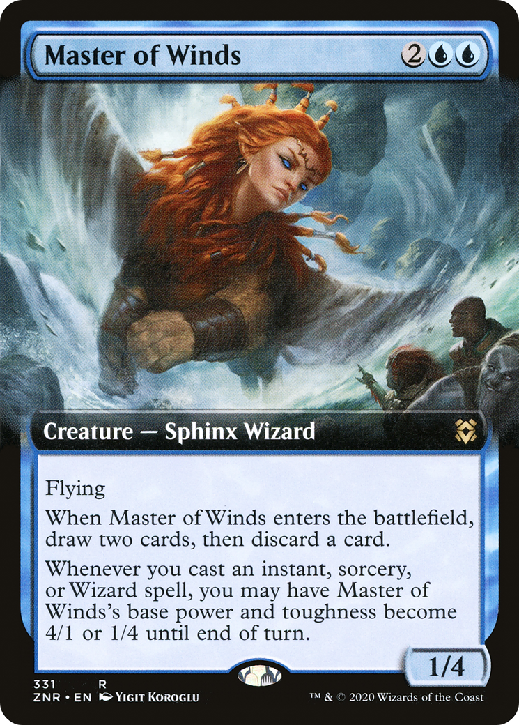 Master of Winds (Extended Art) (331) - Zendikar Rising