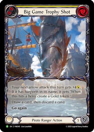 Big Game Trophy Shot (FAB345) Rainbow Foil - FaB Promos