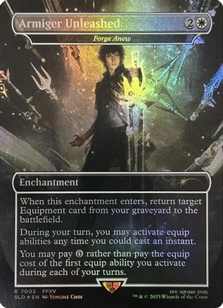 Armiger Unleashed – Forge Anew (7002) Foil - Secret Lair Drop Series